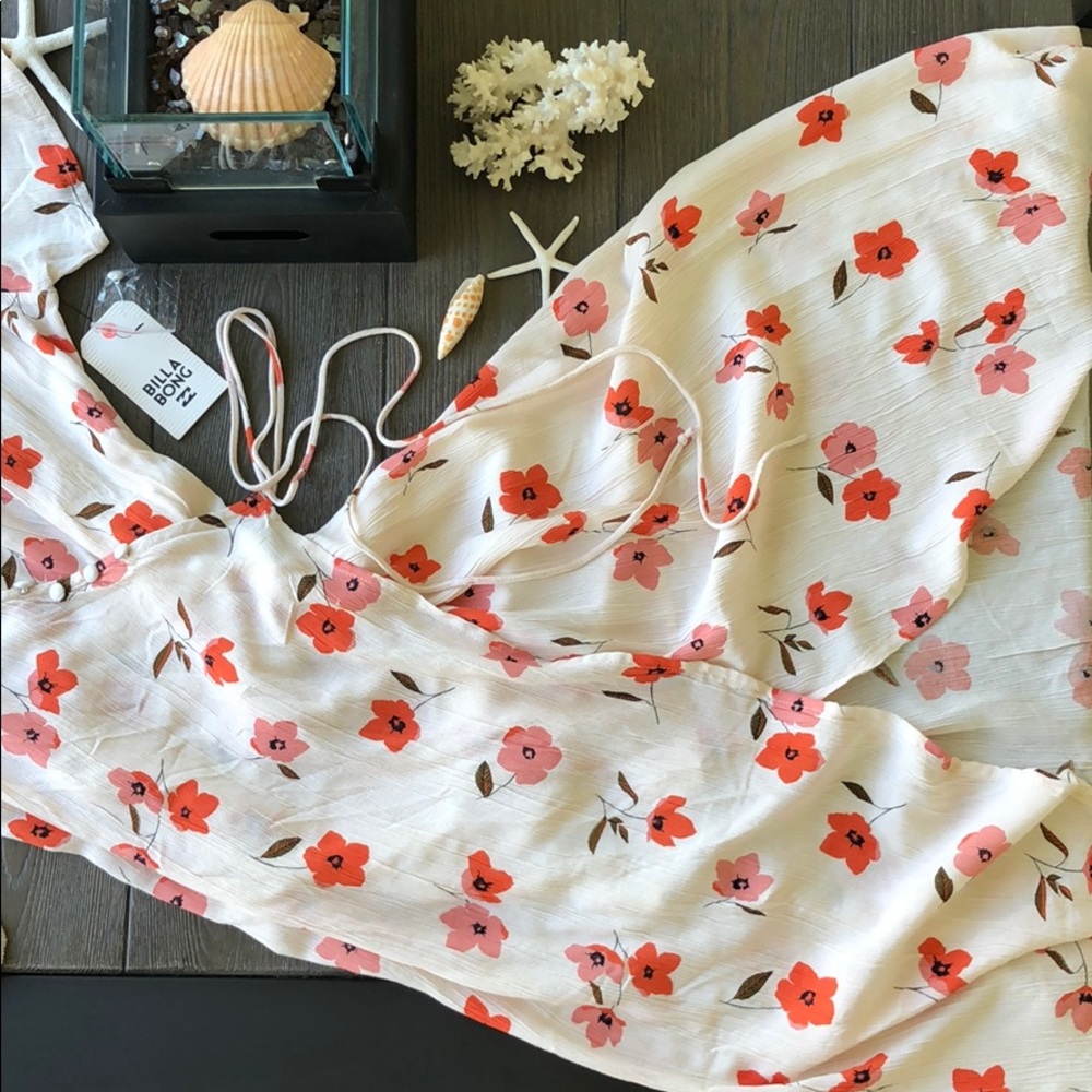 🌴🌼BILLABONG- BEAUTIFUL WRAP DRESS🌼🌴 - Picture 7 of 9